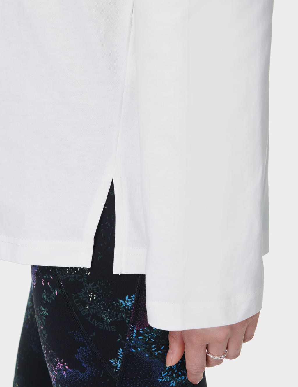 Logo Pure Cotton Crew Neck Oversized Top 7 of 7