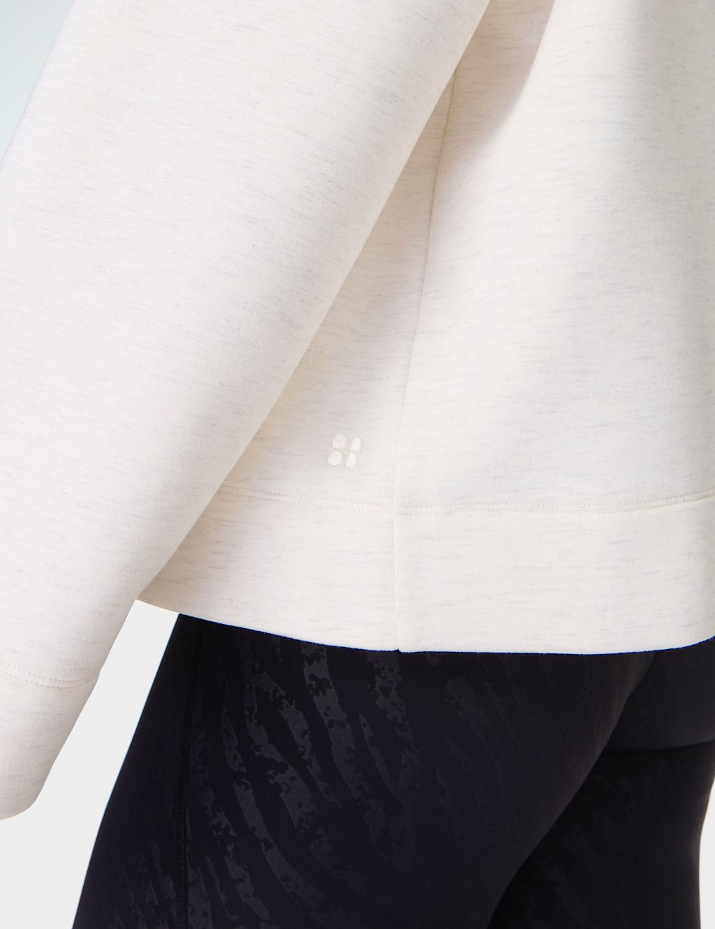 Wind Down Funnel Neck Oversized Top 5 of 8