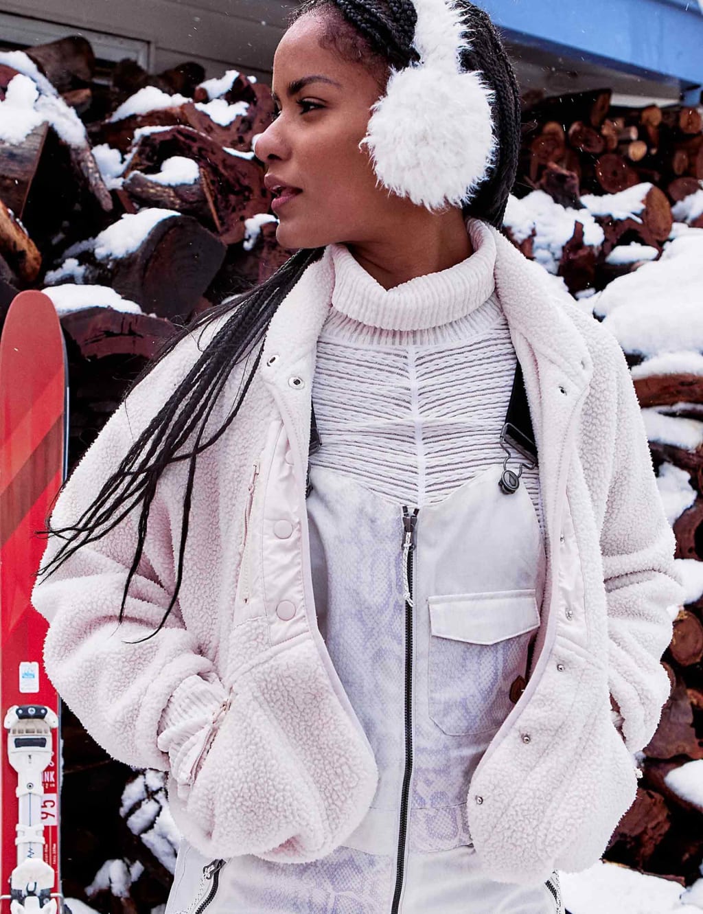 Hit The Slopes Fleece Zip Up Jacket 2 of 6