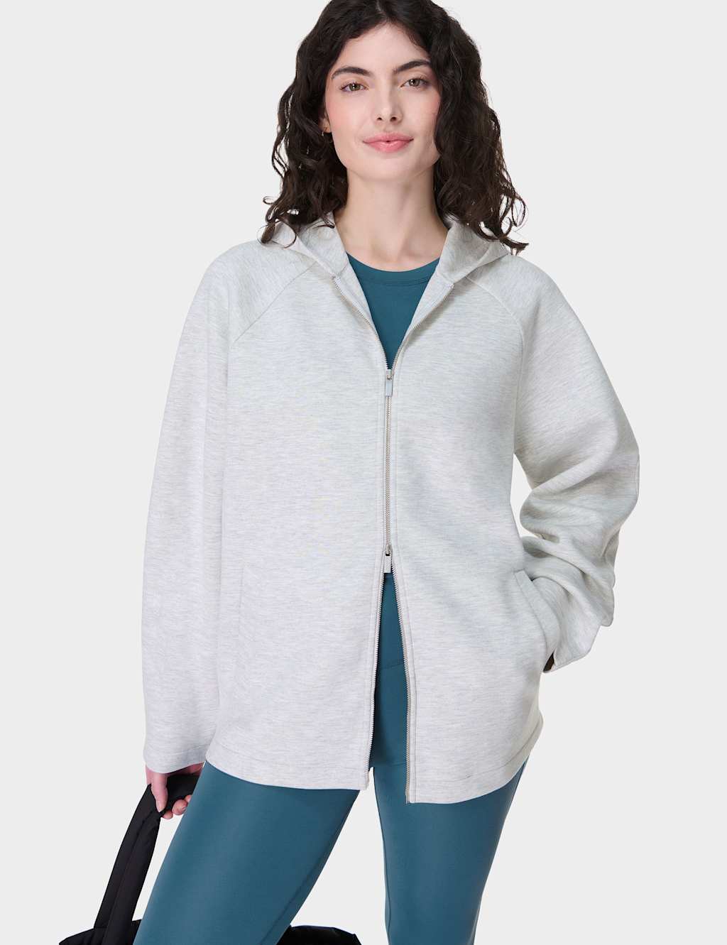 Wind Down Zip Up Oversized Hoodie 4 of 7