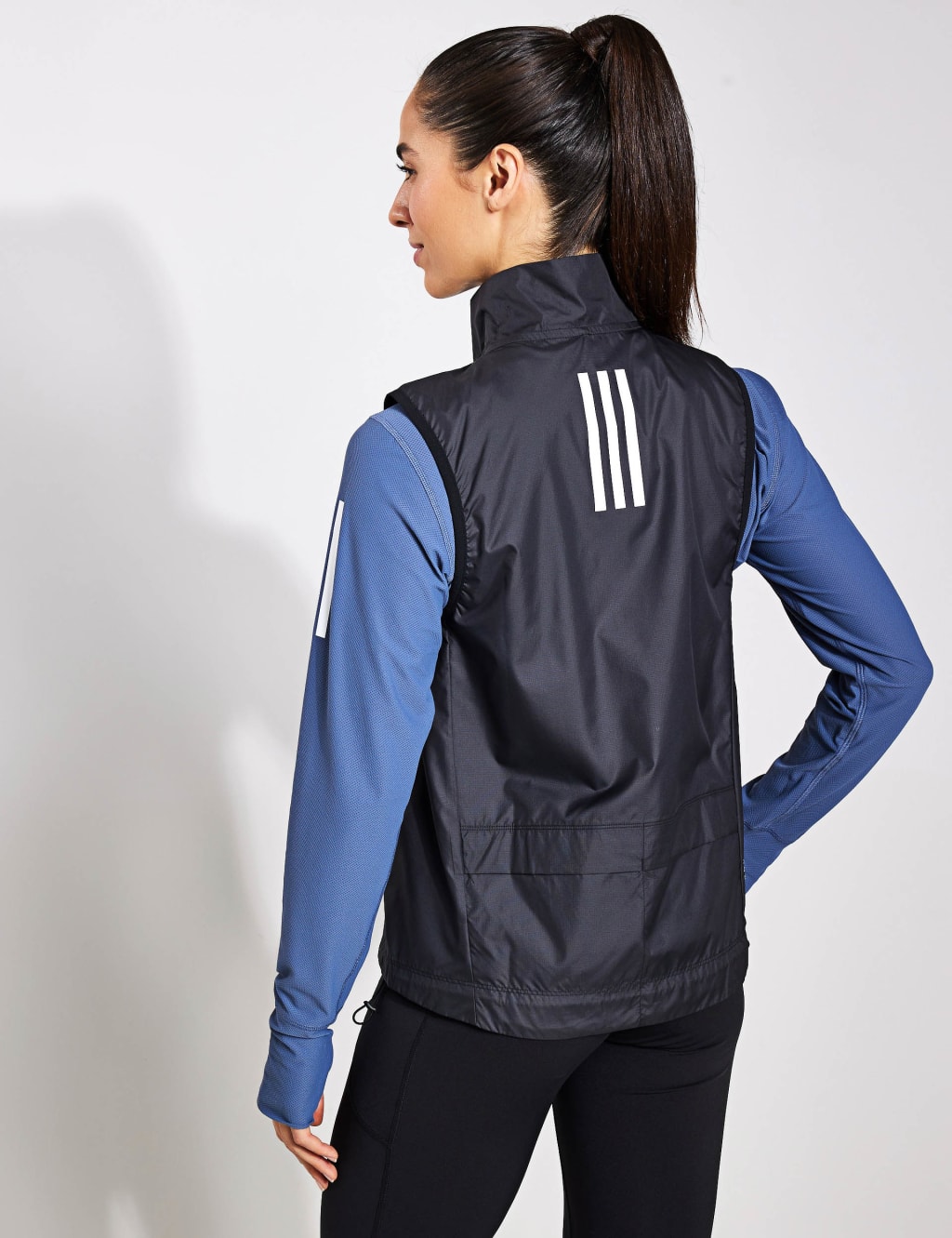 Women's sleeveless running jacket top