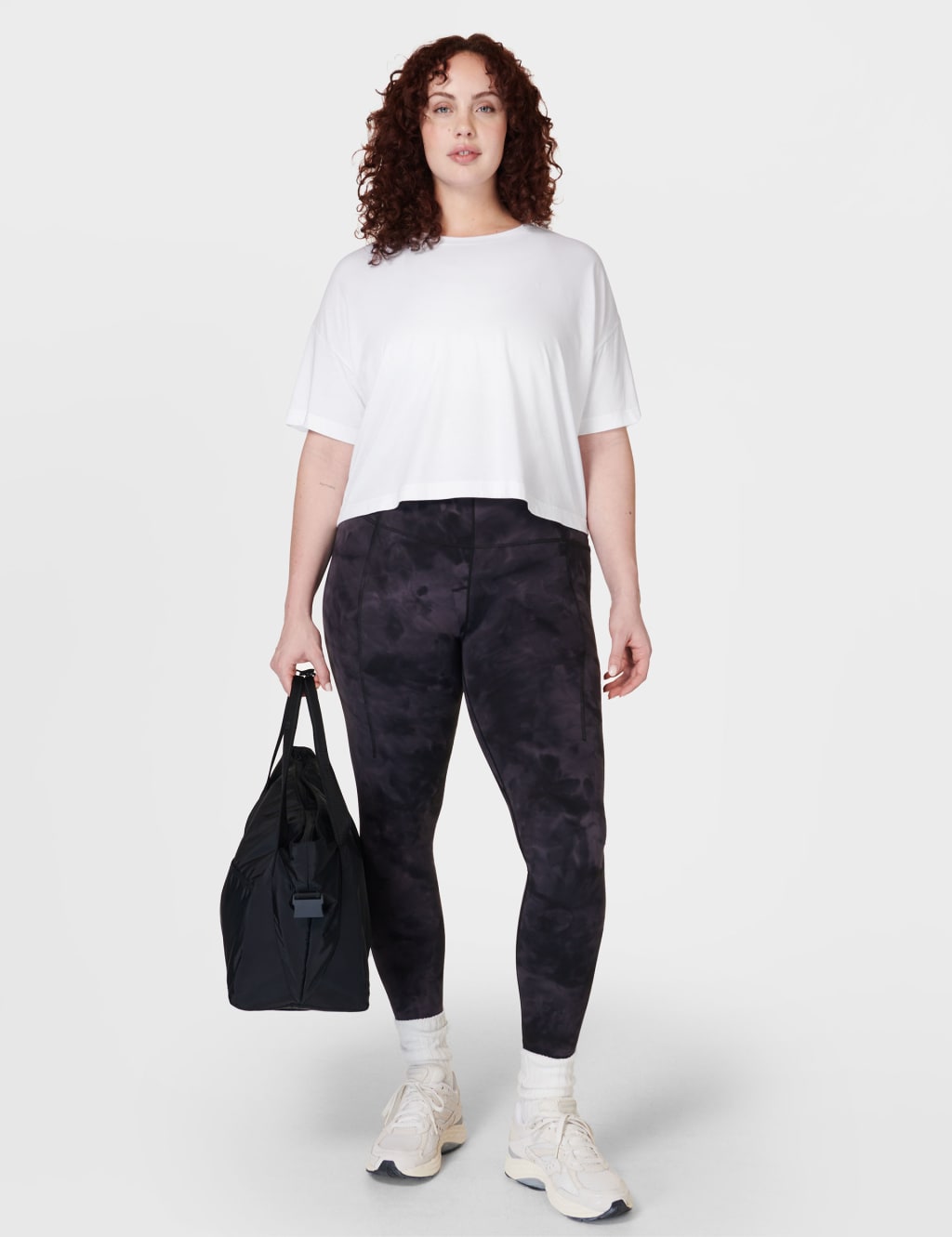 Essential Cotton Rich Crew Neck Crop T-Shirt 3 of 7