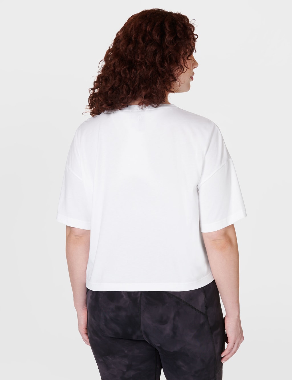 Essential Cotton Rich Crew Neck Crop T-Shirt 5 of 7