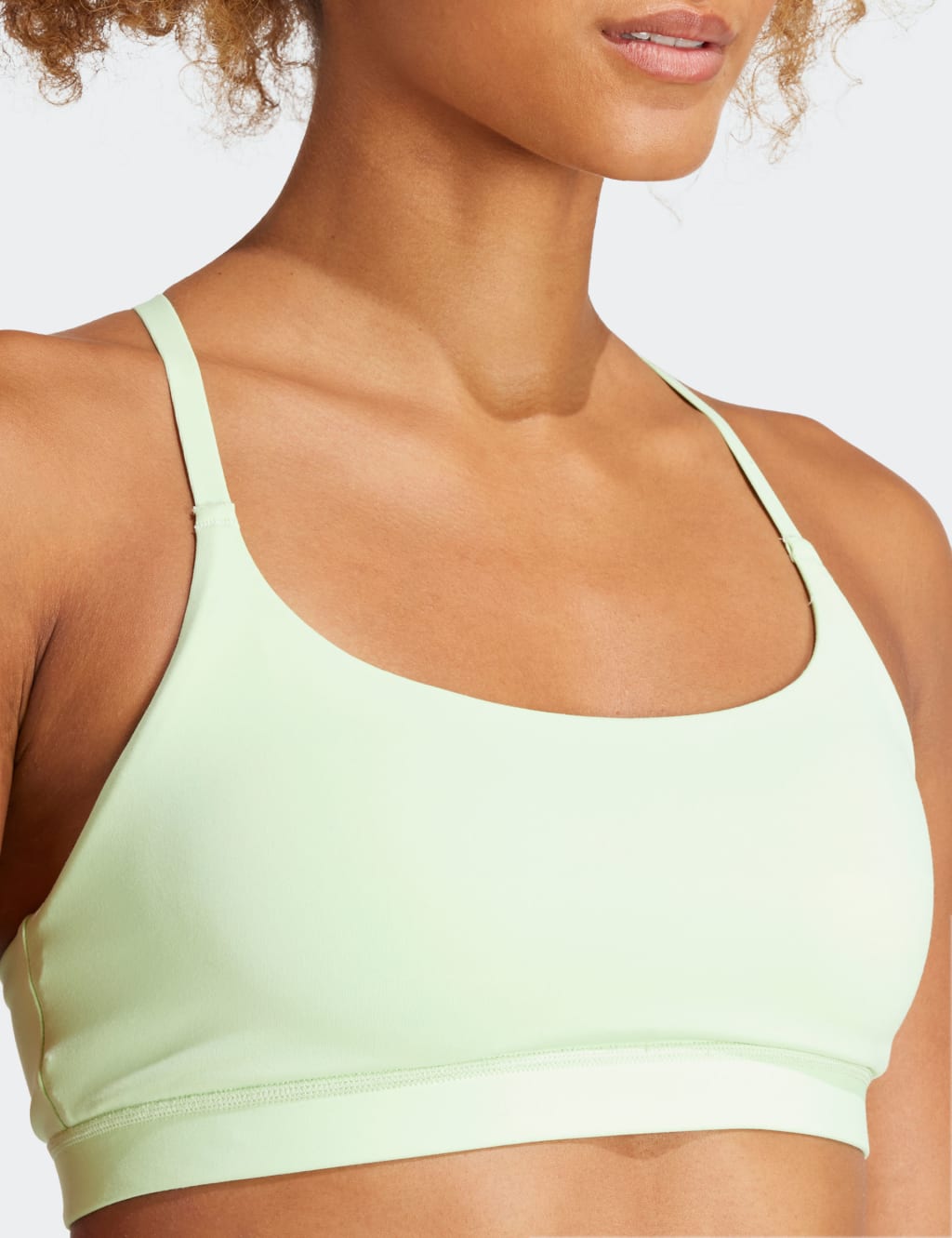 Light green sports bra sales