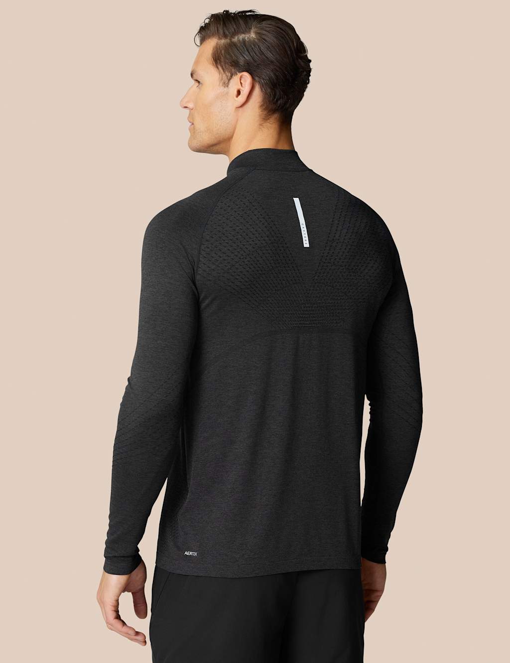 Seam Free Half Zip Funnel Neck Sweatshirt 2 of 6