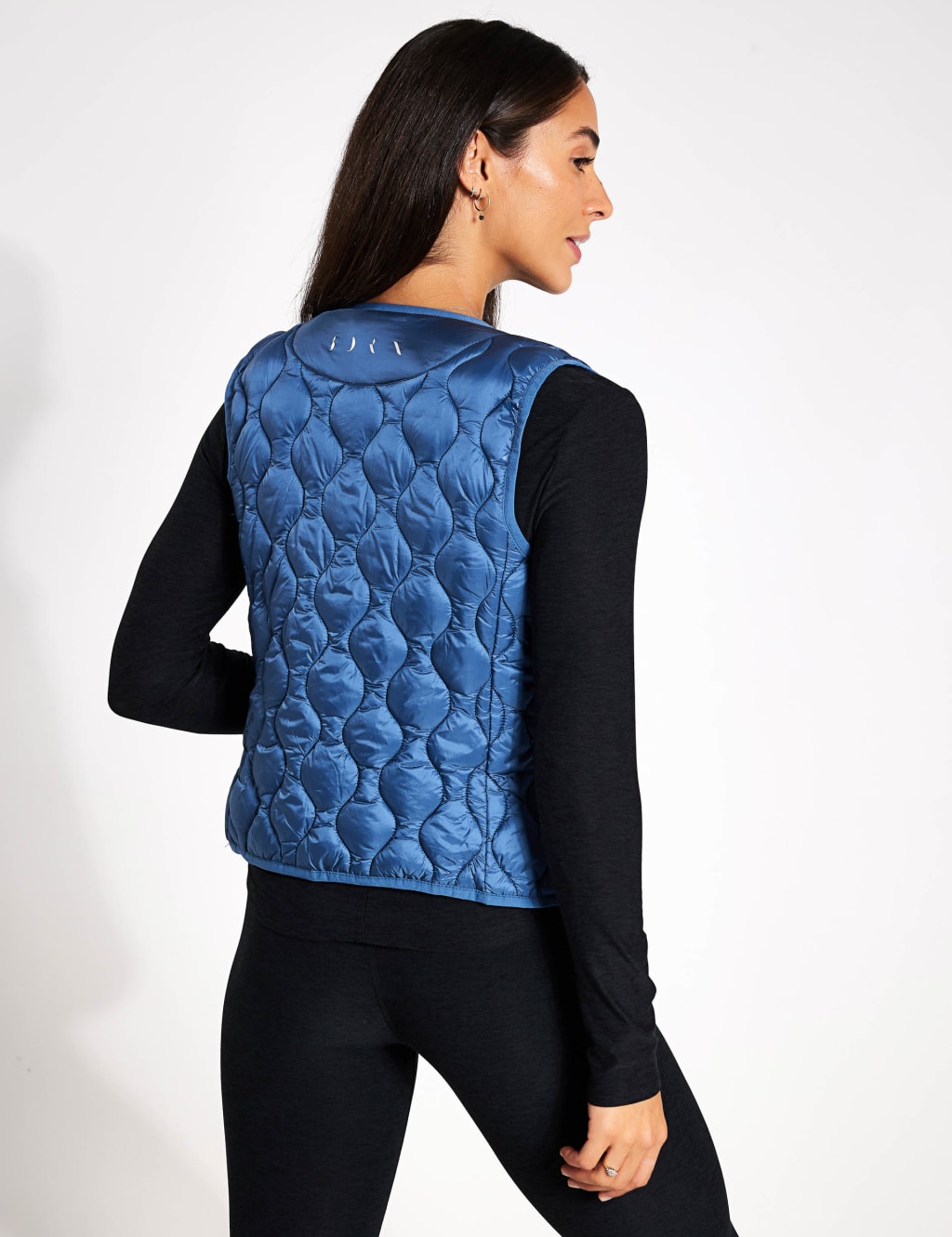 Kenal Quilted Collarless Gilet 3 of 5