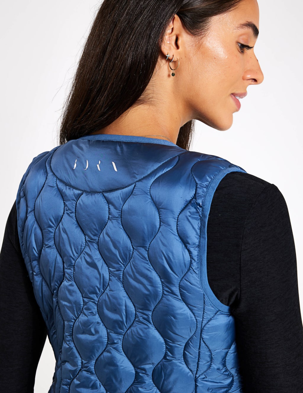 Kenal Quilted Collarless Gilet 5 of 5