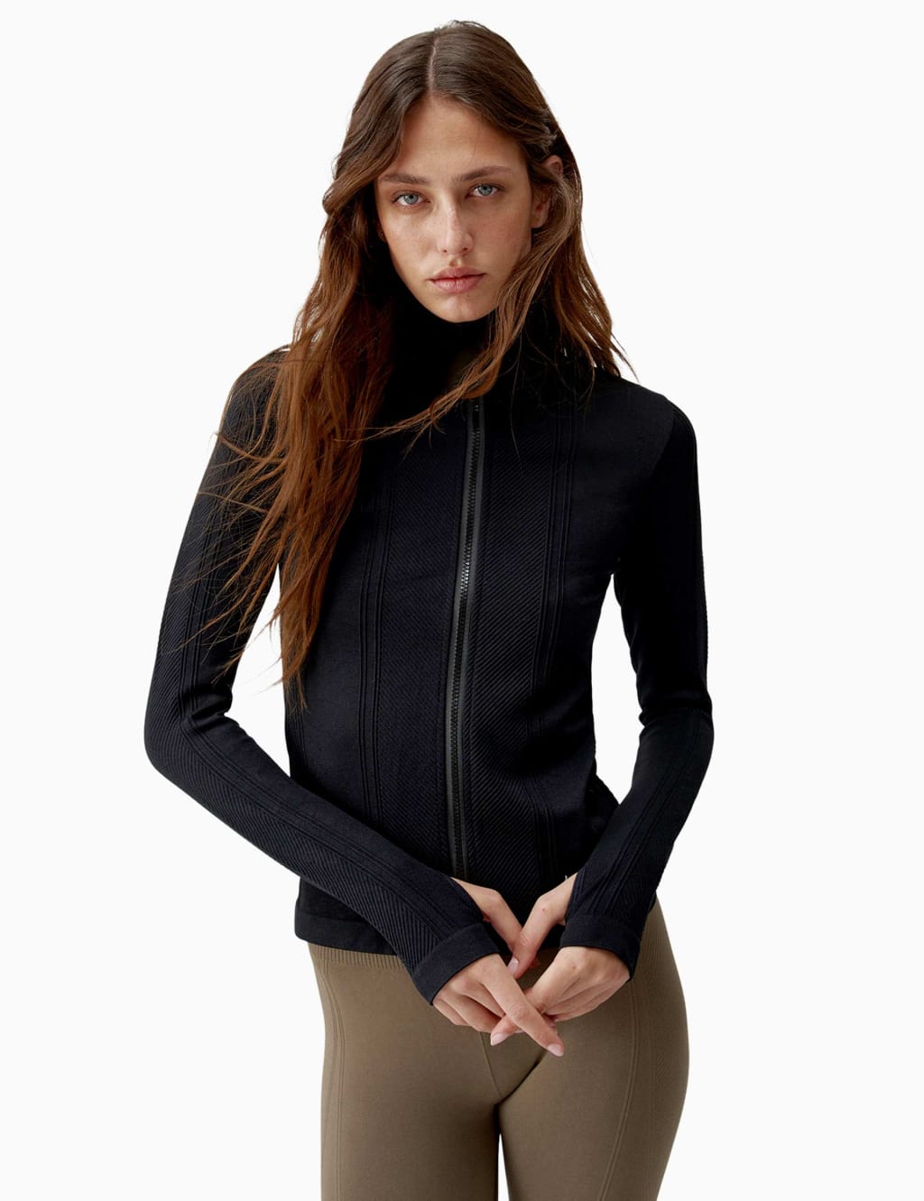 India Funnel Neck Sports Jacket with Stretch BORN M S