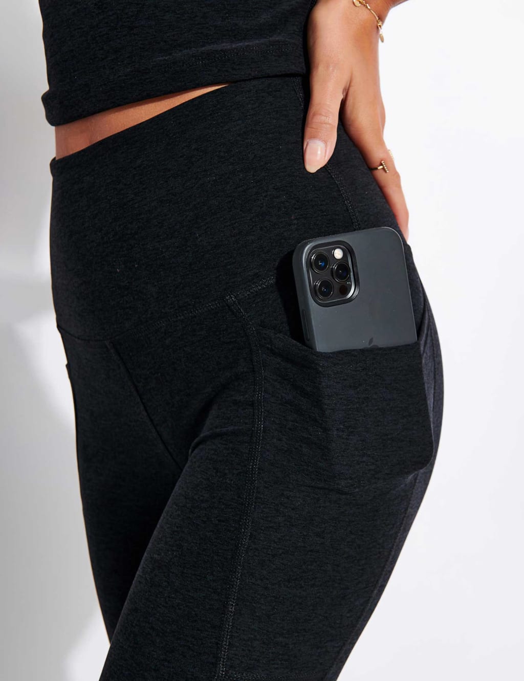 Spacedye High Waisted Midi Yoga Leggings 4 of 4