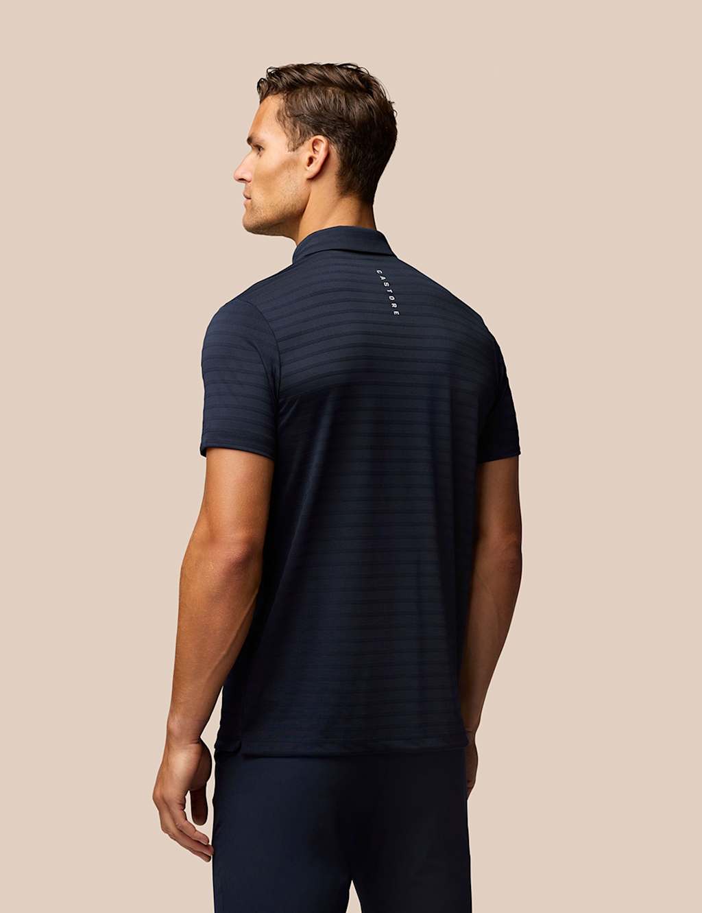 Pinnacle Striped Textured Polo Shirt 6 of 6