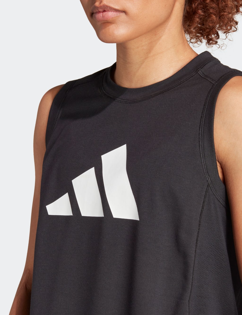 Essentials Big Logo Crew Neck Vest Top 3 of 5