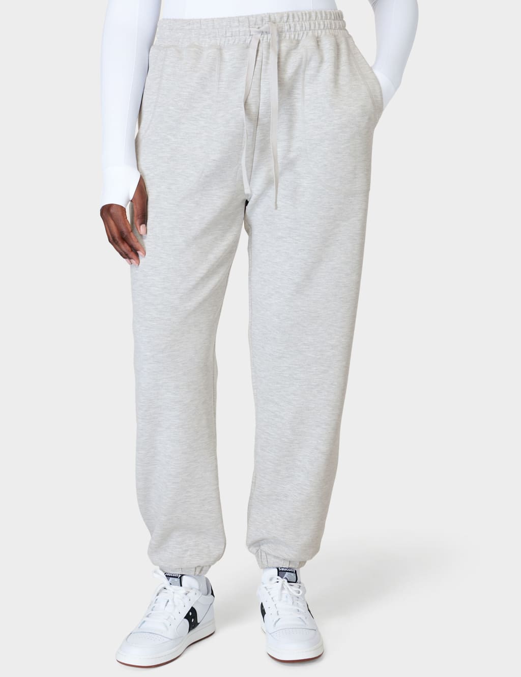Sand Wash Cuffed High Waisted Joggers 1 of 6