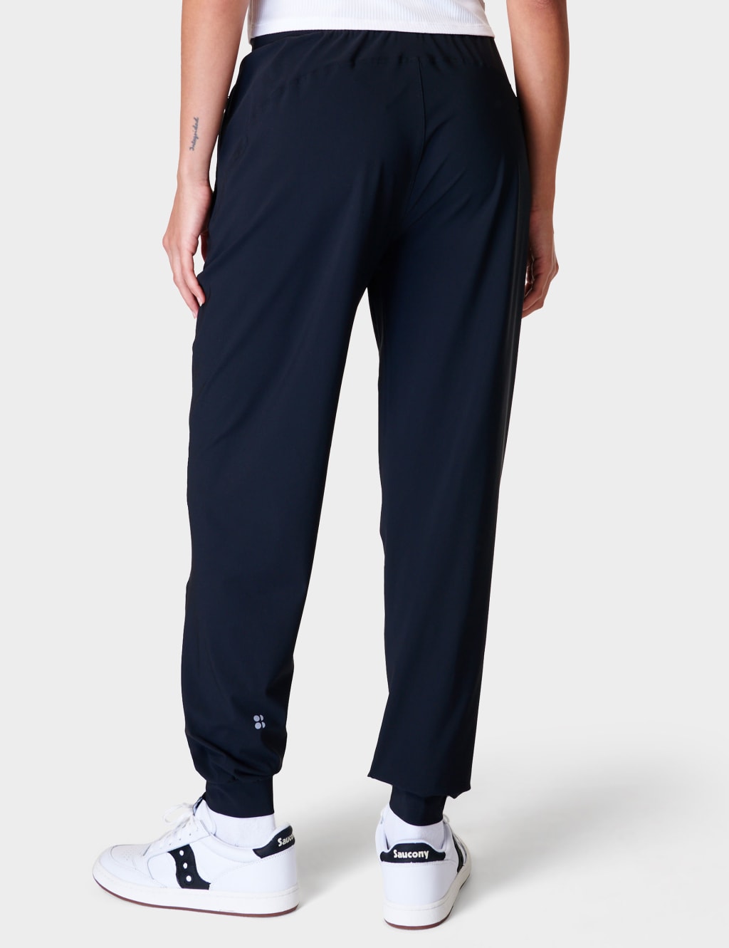 High waist cuffed joggers outlet