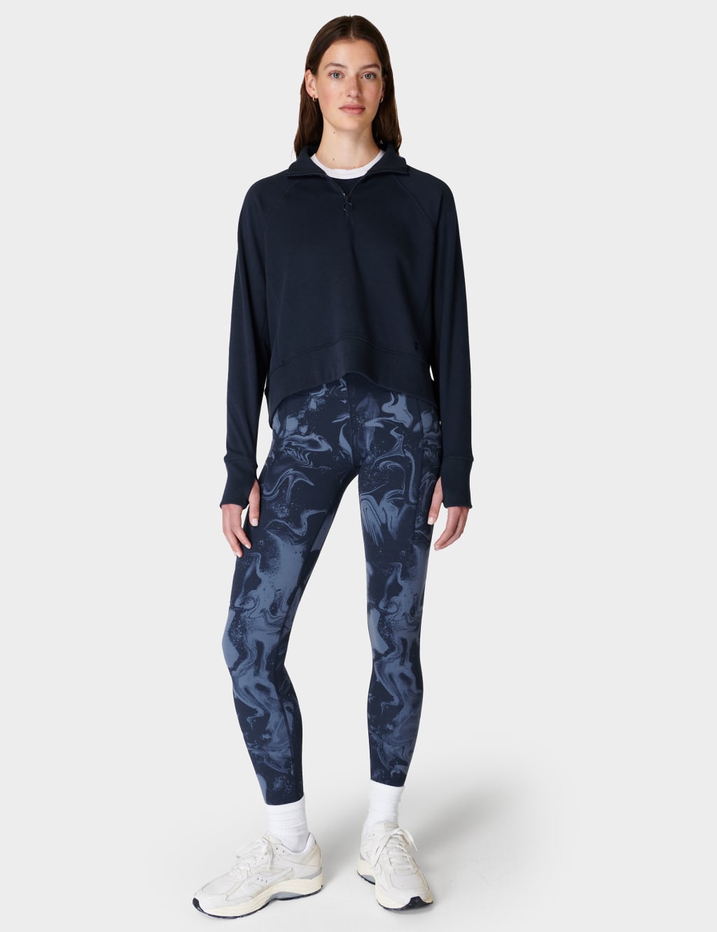 Revive Cotton Rich Half Zip Sweatshirt 3 of 6