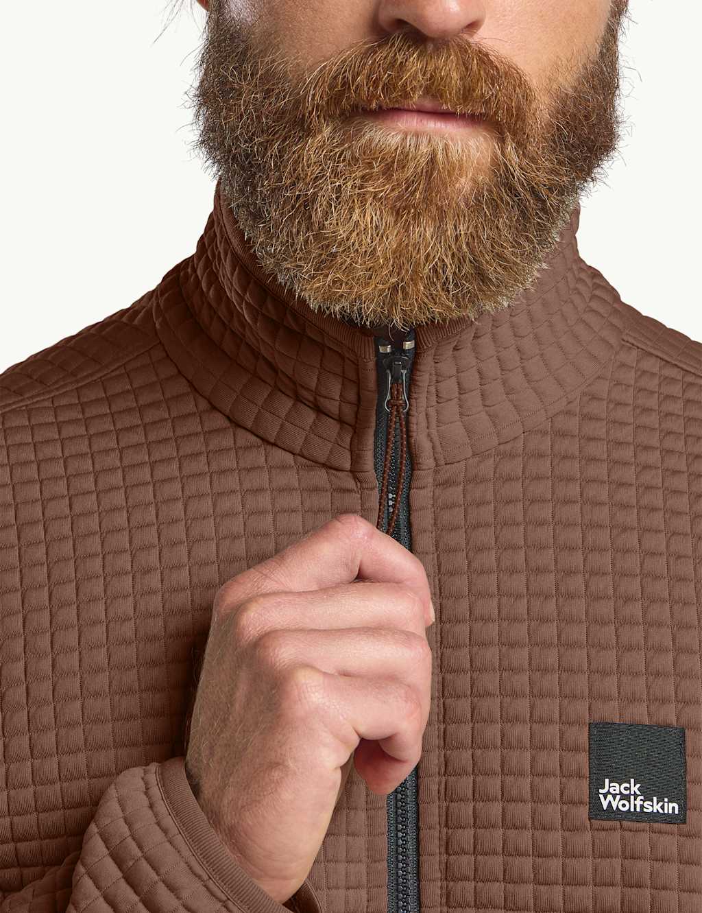 Mogari Textured Zip Up Fleece Jacket 4 of 5