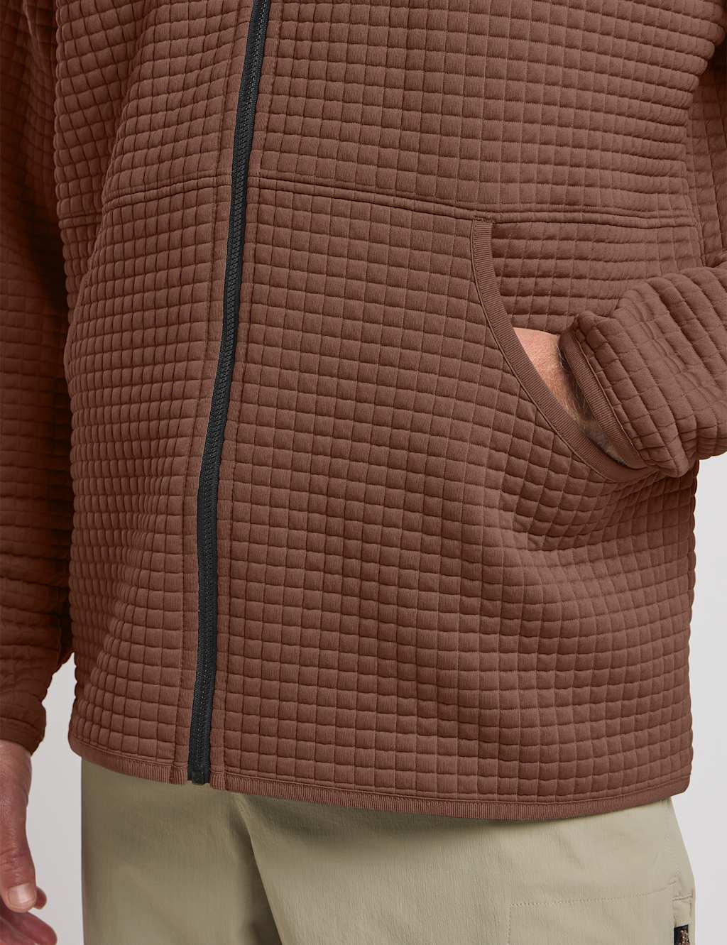 Mogari Textured Zip Up Fleece Jacket 5 of 5