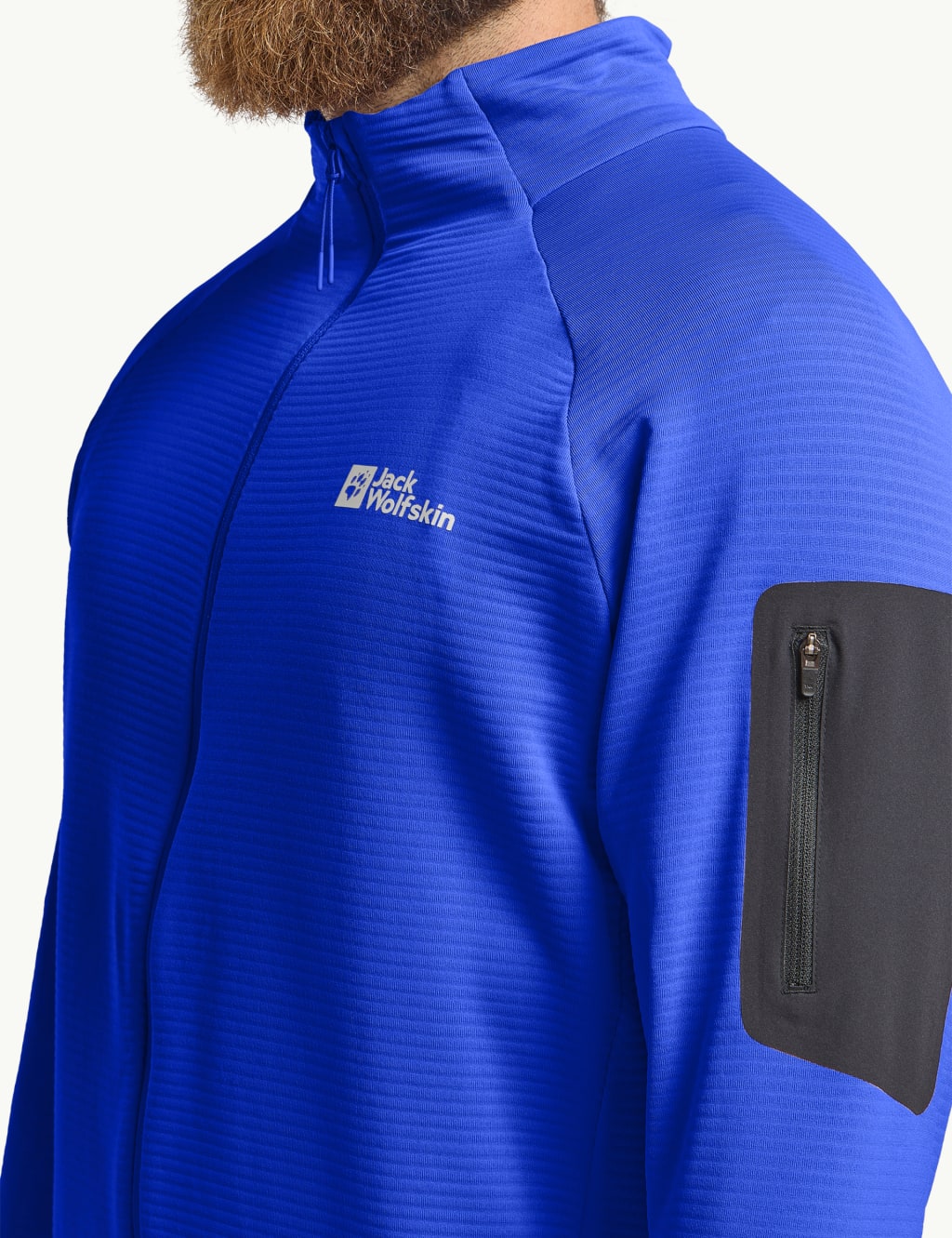 Prelight Textured Zip Up Fleece Jacket 4 of 5