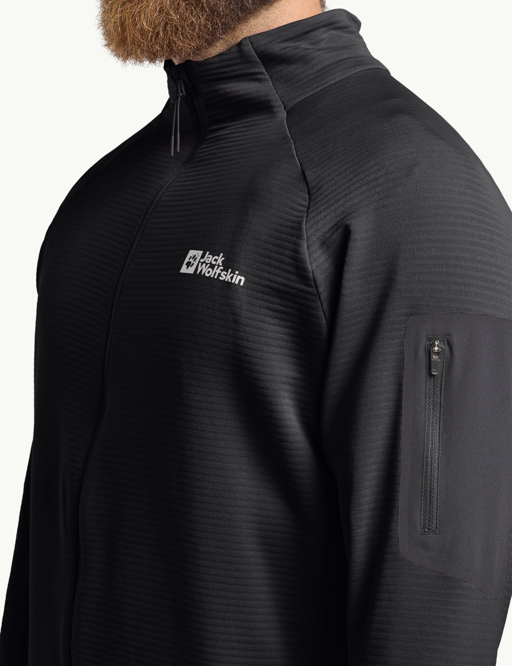 Prelight Textured Zip Up Fleece Jacket 4 of 4