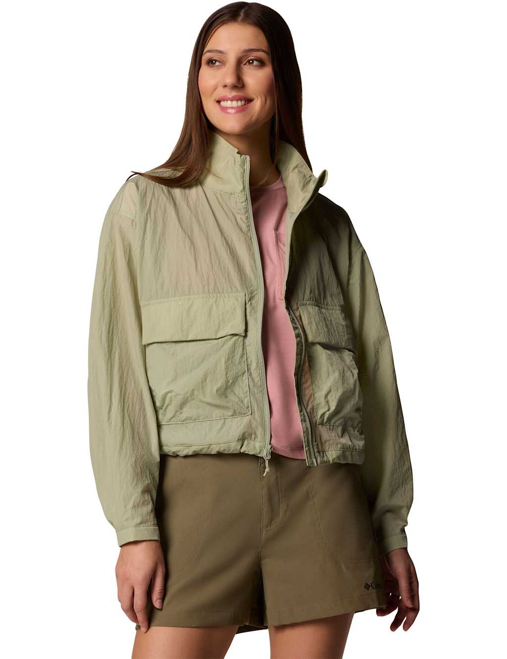 Paracutie™ Zip Up Cropped Windbreaker Jacket 2 of 10