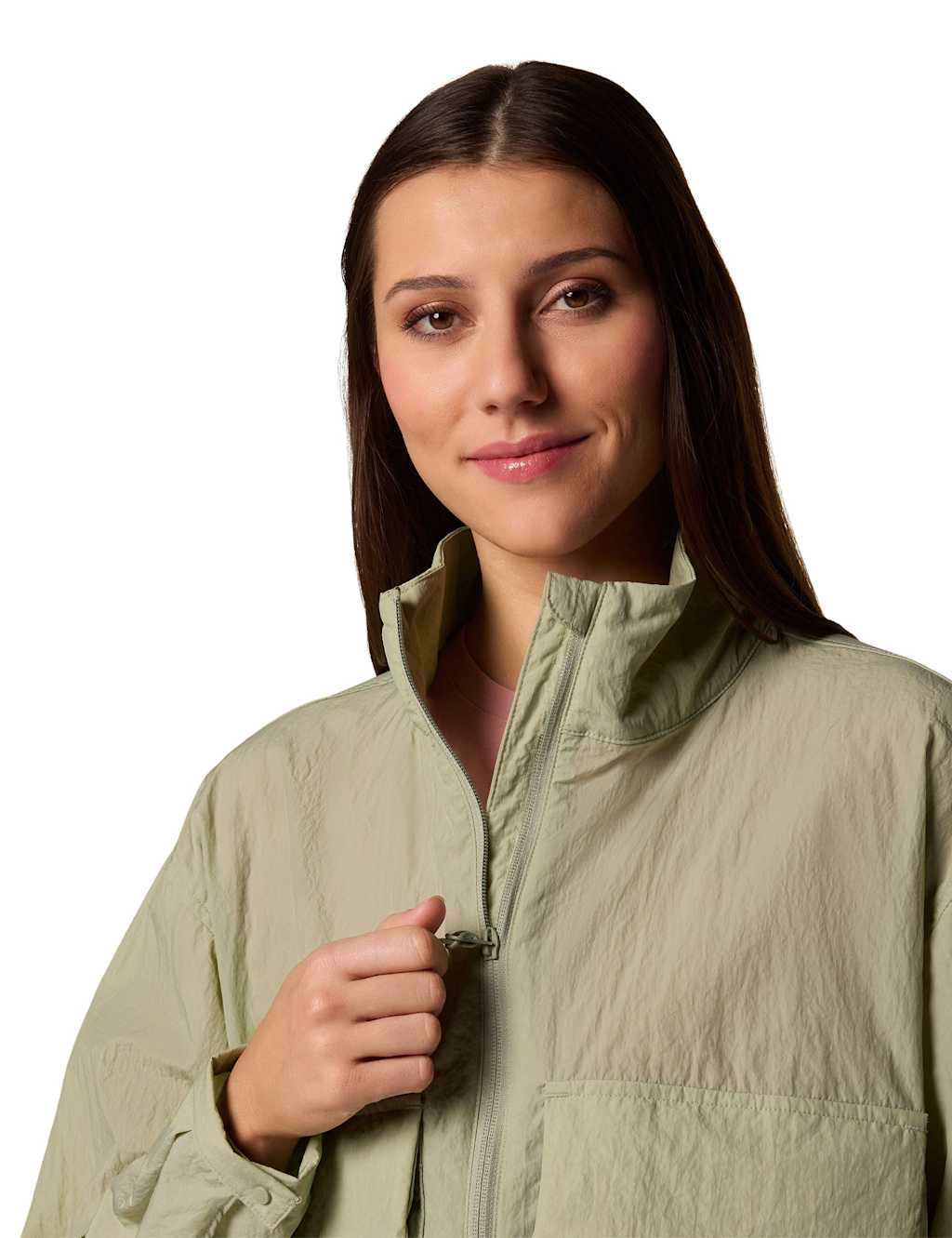 Paracutie™ Zip Up Cropped Windbreaker Jacket 6 of 10