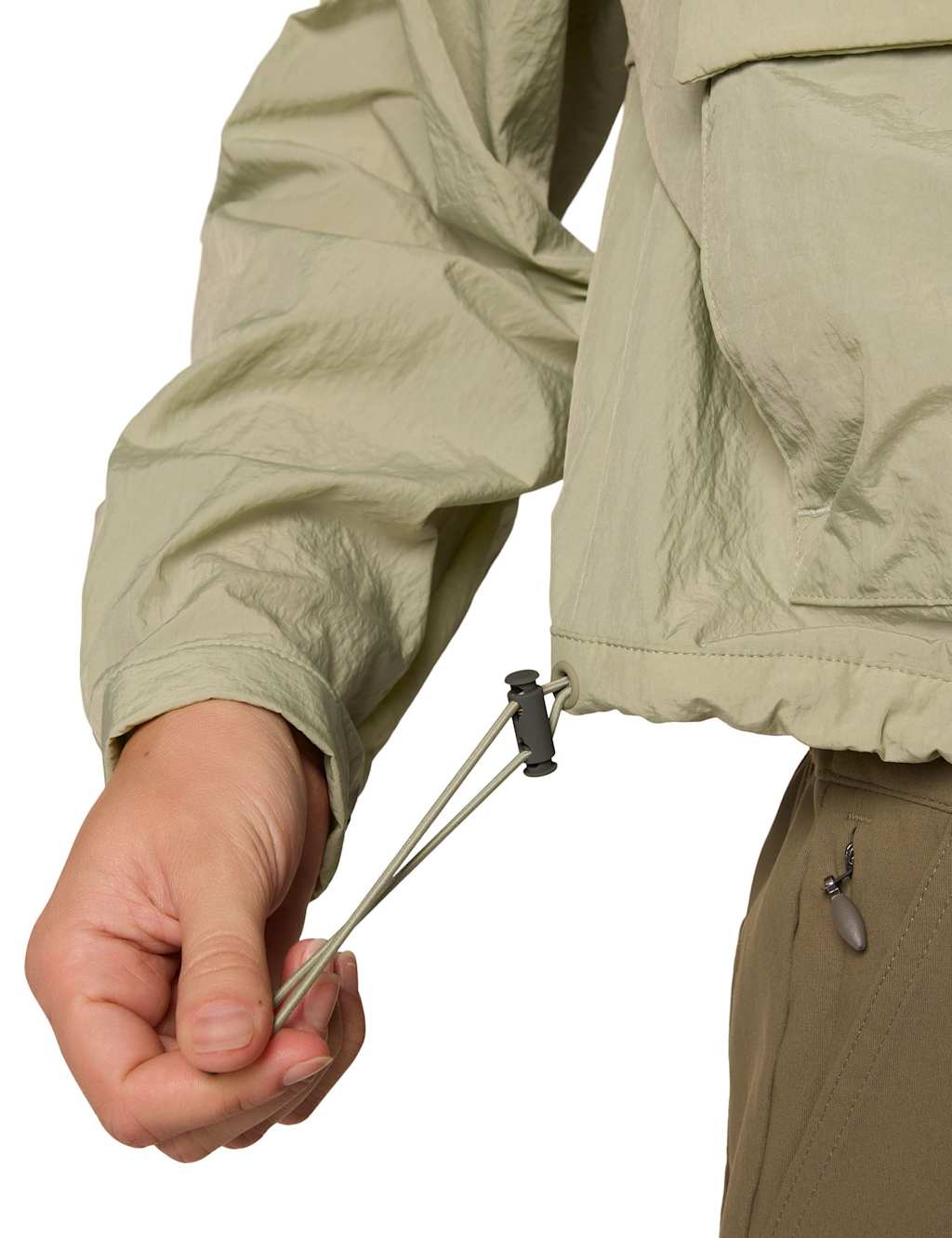 Paracutie™ Zip Up Cropped Windbreaker Jacket 9 of 10