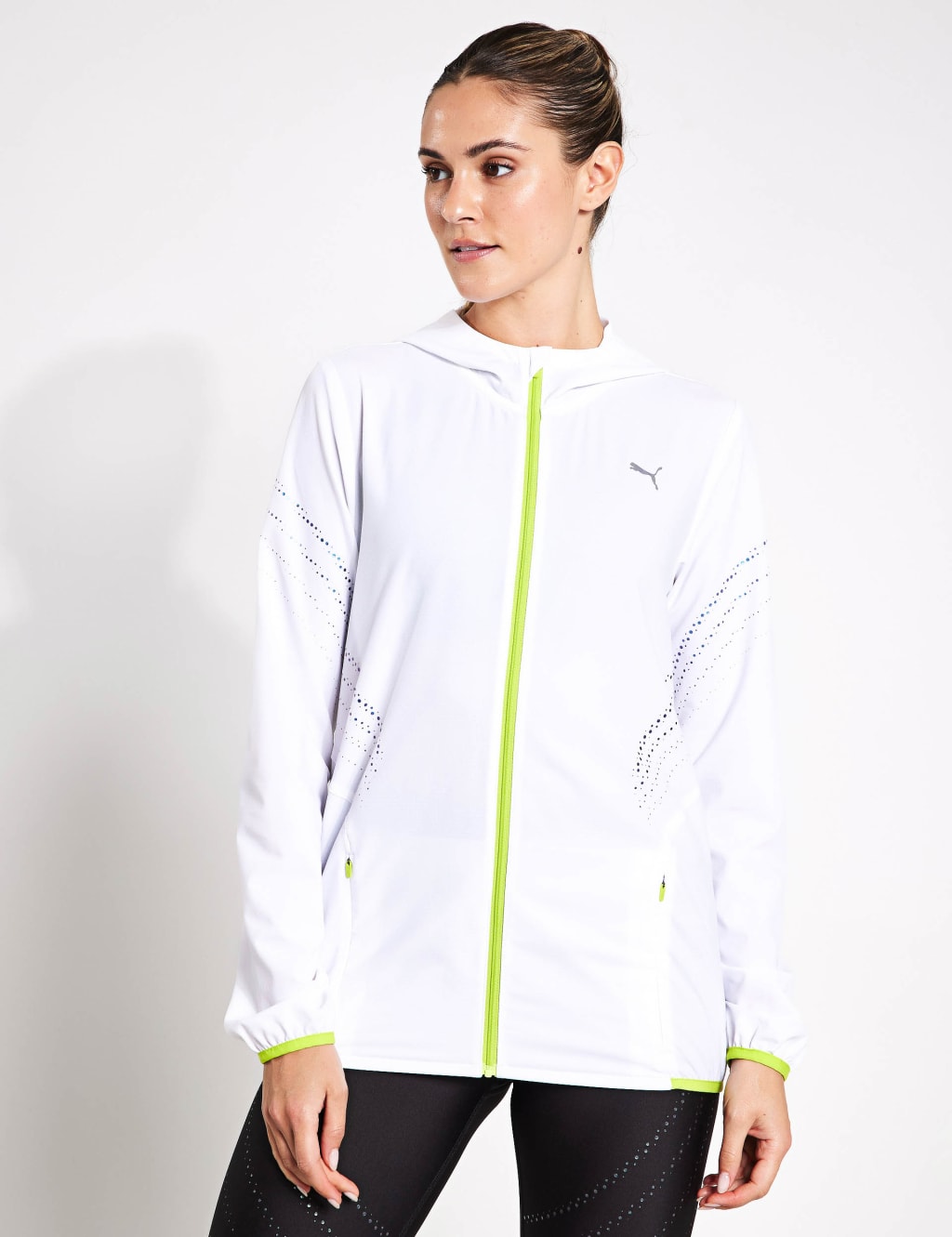 Zip Up Hooded Sports Jacket Puma M S