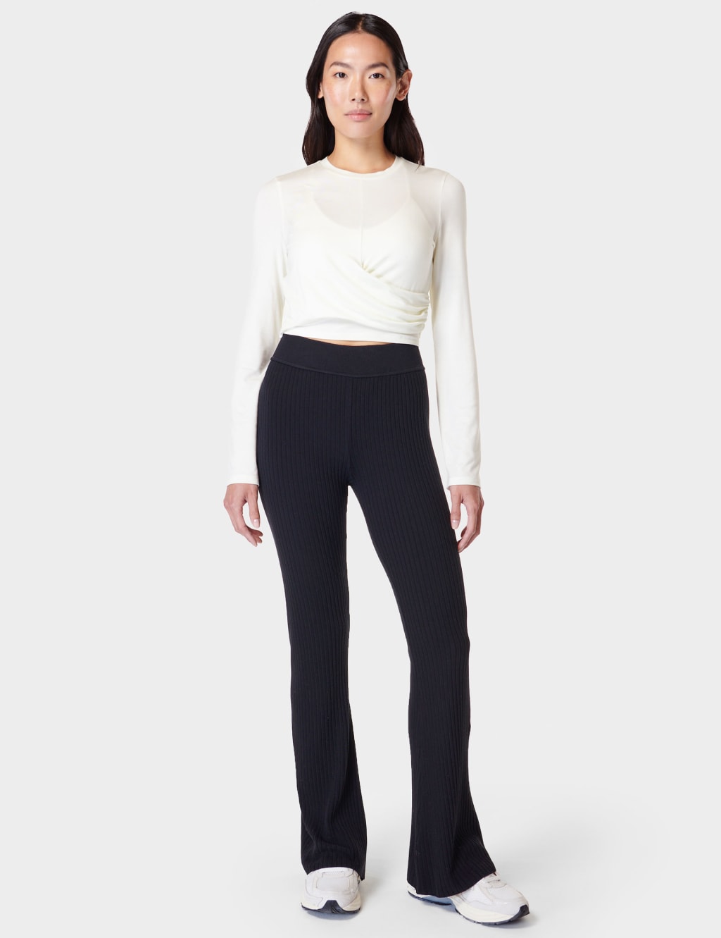 Modal Rich Round Neck Wrap Front Top 3 of 7