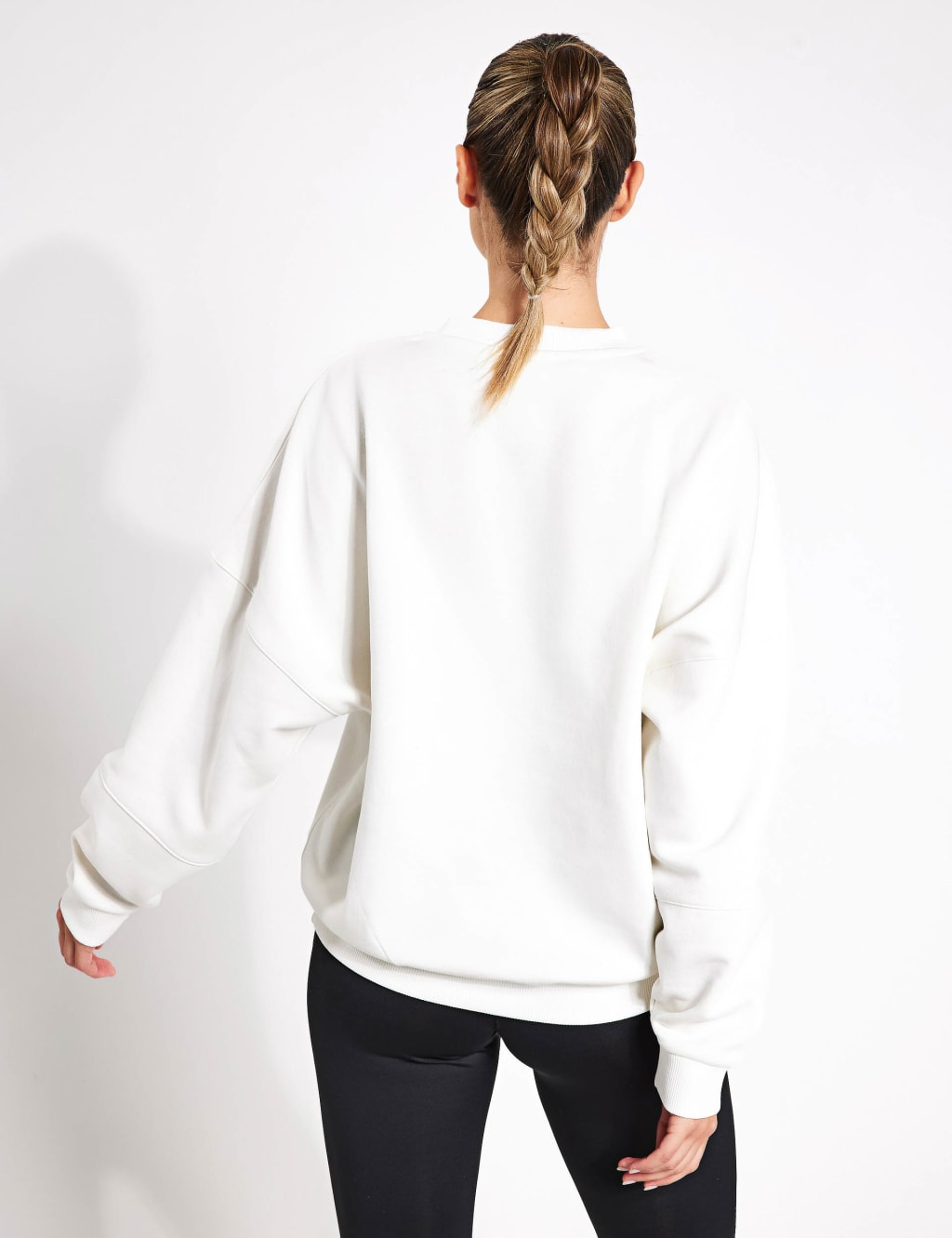 Lux Oversized Crew Neck Sweatshirt 3 of 4