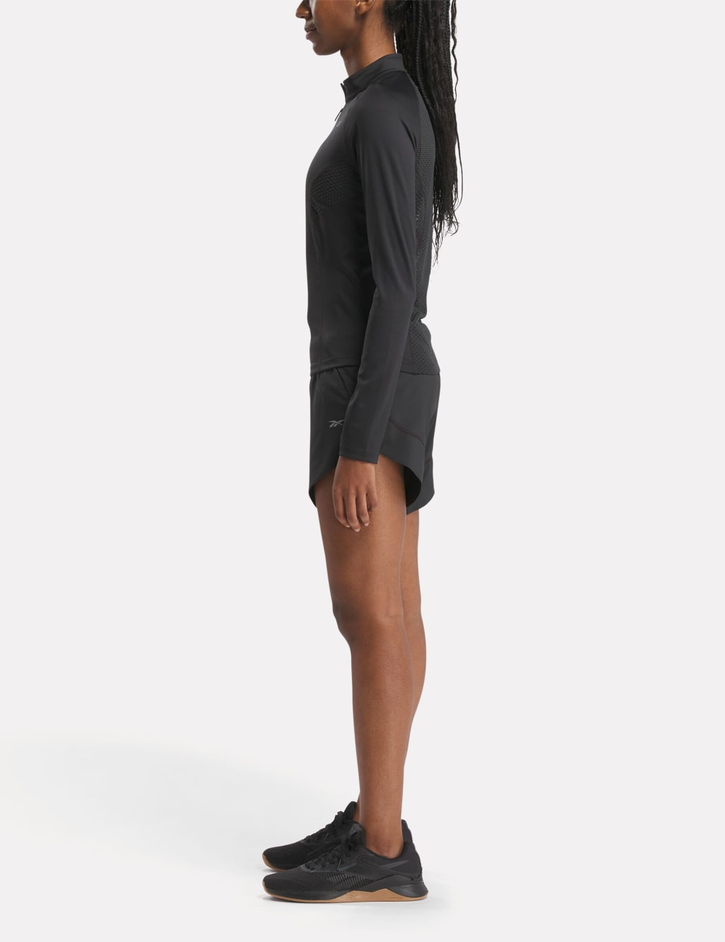 Funnel Neck Fitted Running Top 3 of 5