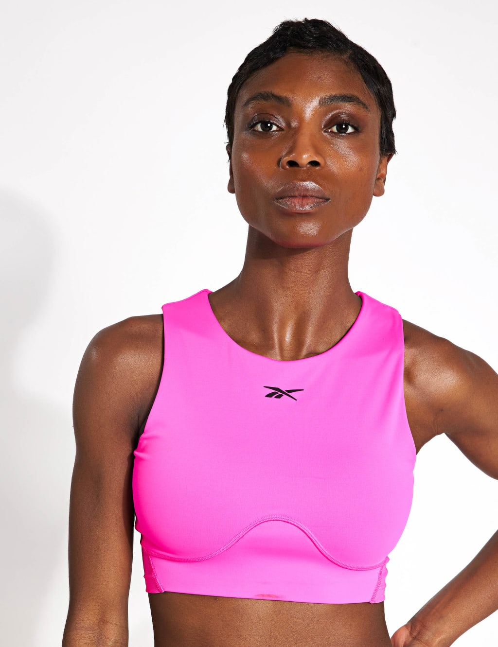 Lux Contour Fitted Crop Top 1 of 4