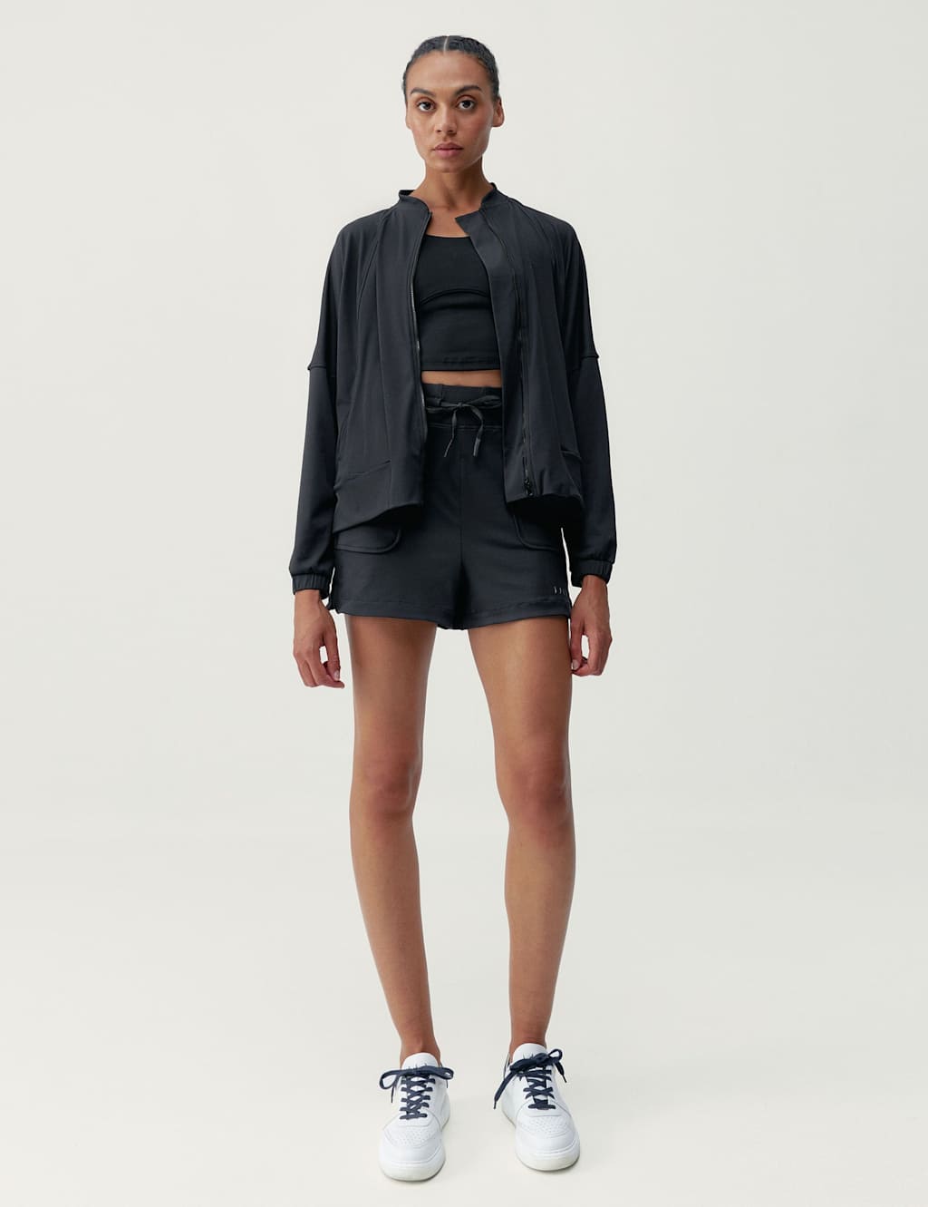 Leila High Waisted Gym Shorts 2 of 5