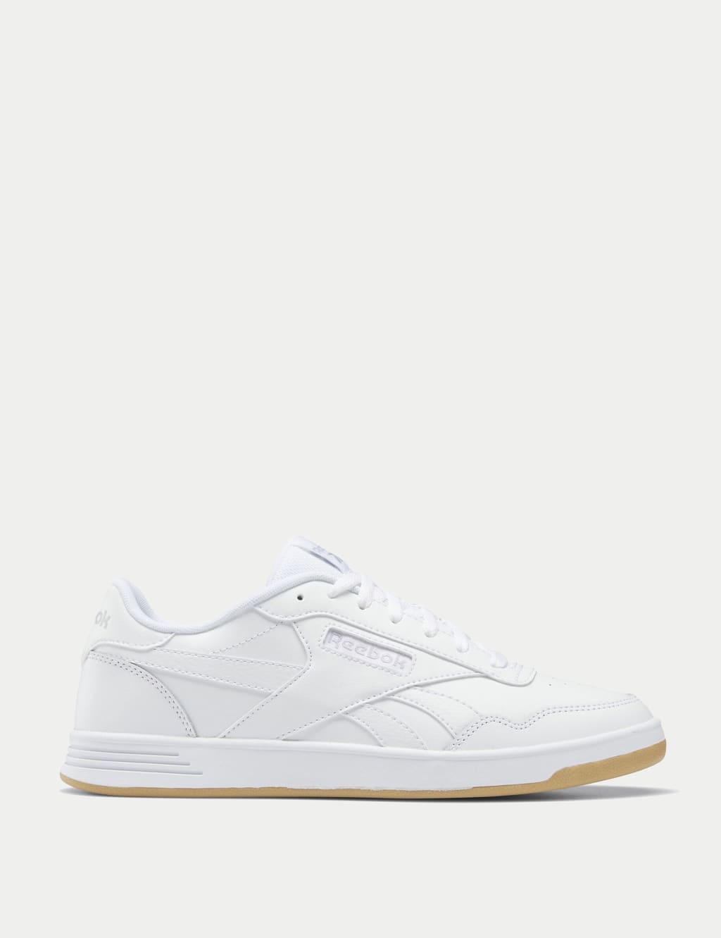 Court Advance Leather Lace Up Trainers 1 of 6