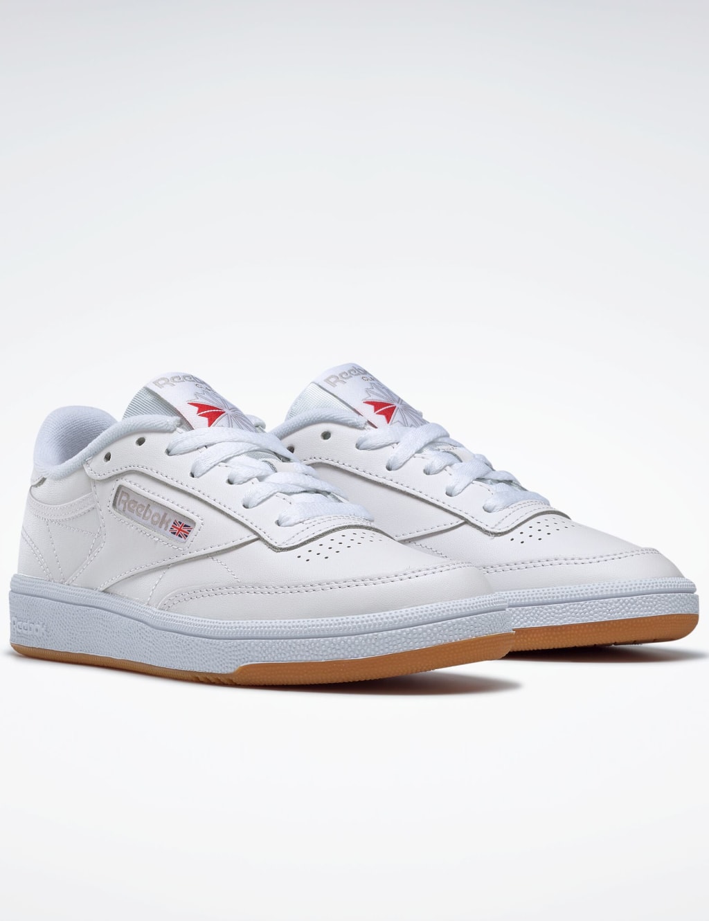 Club C 85 Leather Lace Up Trainers Reebok M S
