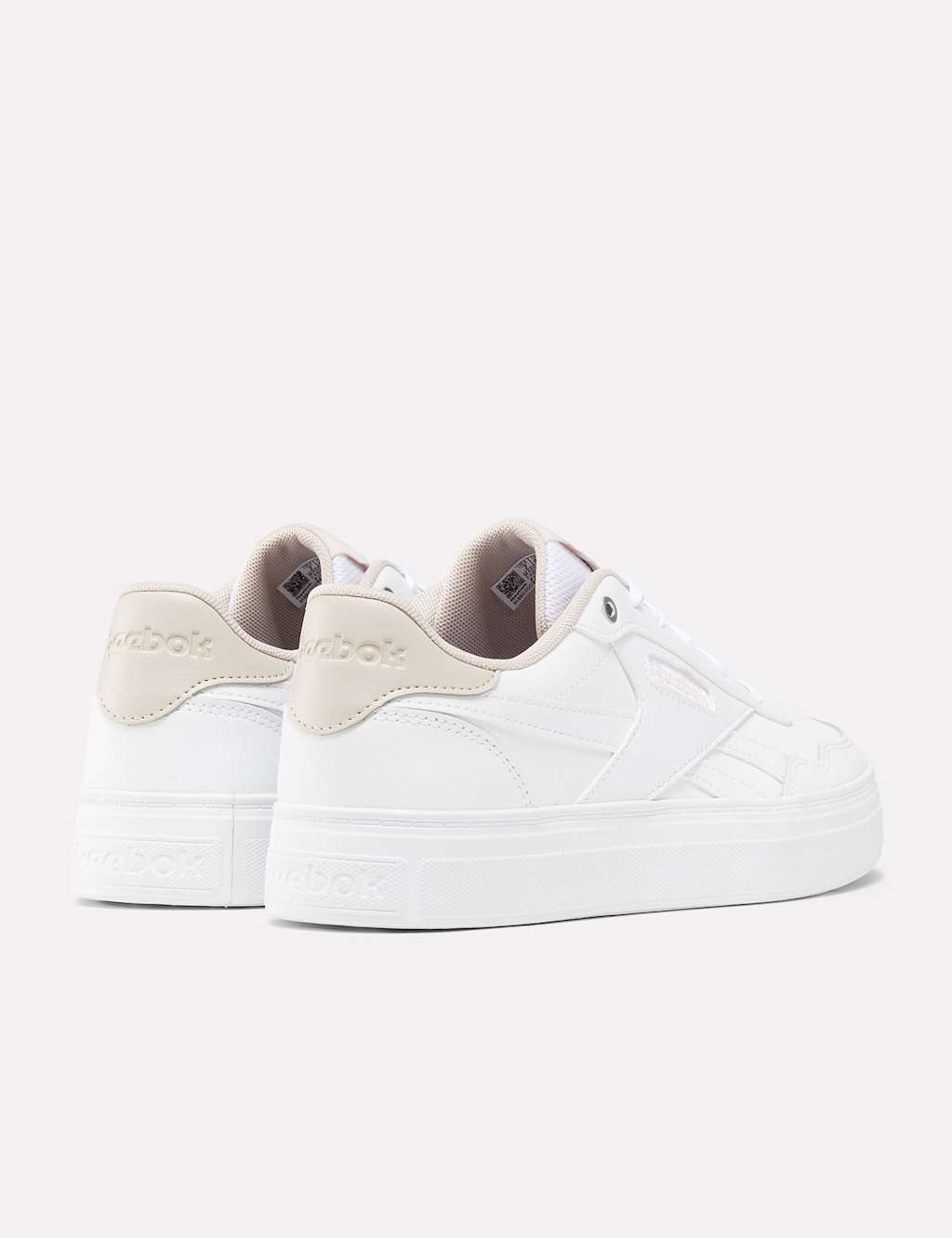 Court Advance Bold Leather Lace Up Trainers 3 of 6