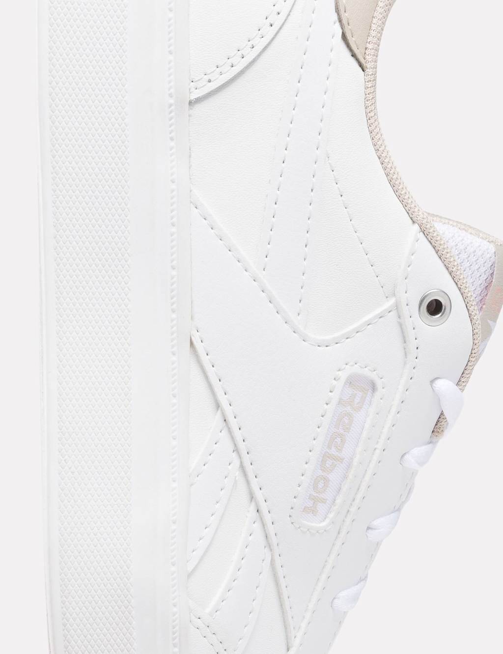 Court Advance Bold Leather Lace Up Trainers 5 of 6