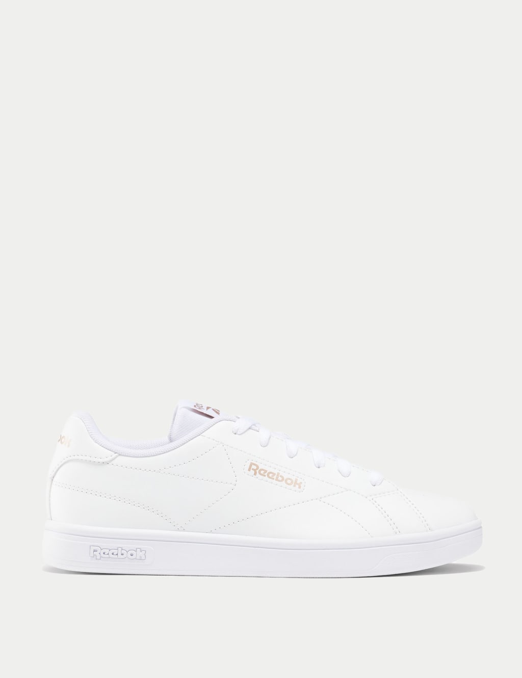 Court Clean Lace Up Trainers 1 of 7