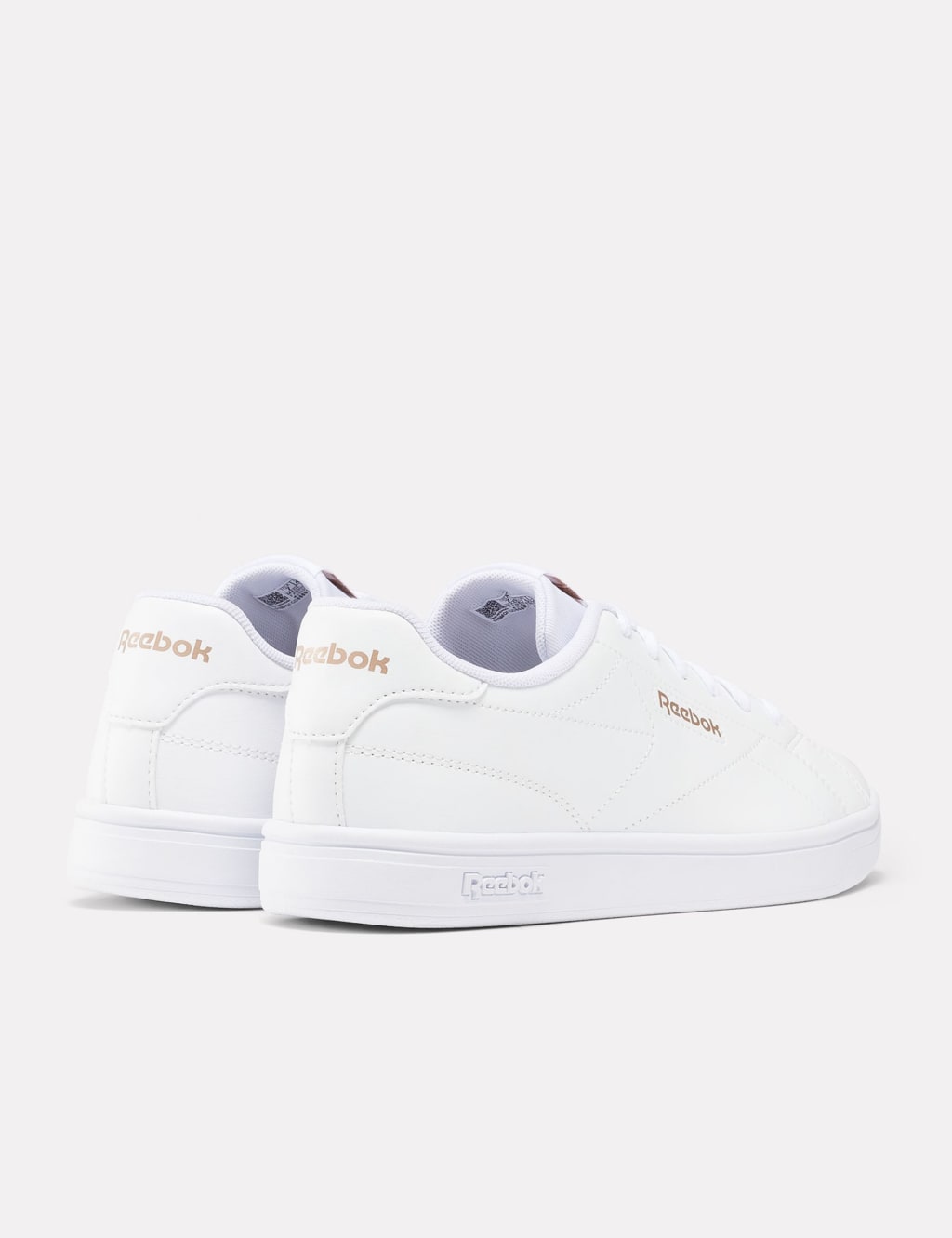Court Clean Lace Up Trainers 3 of 7