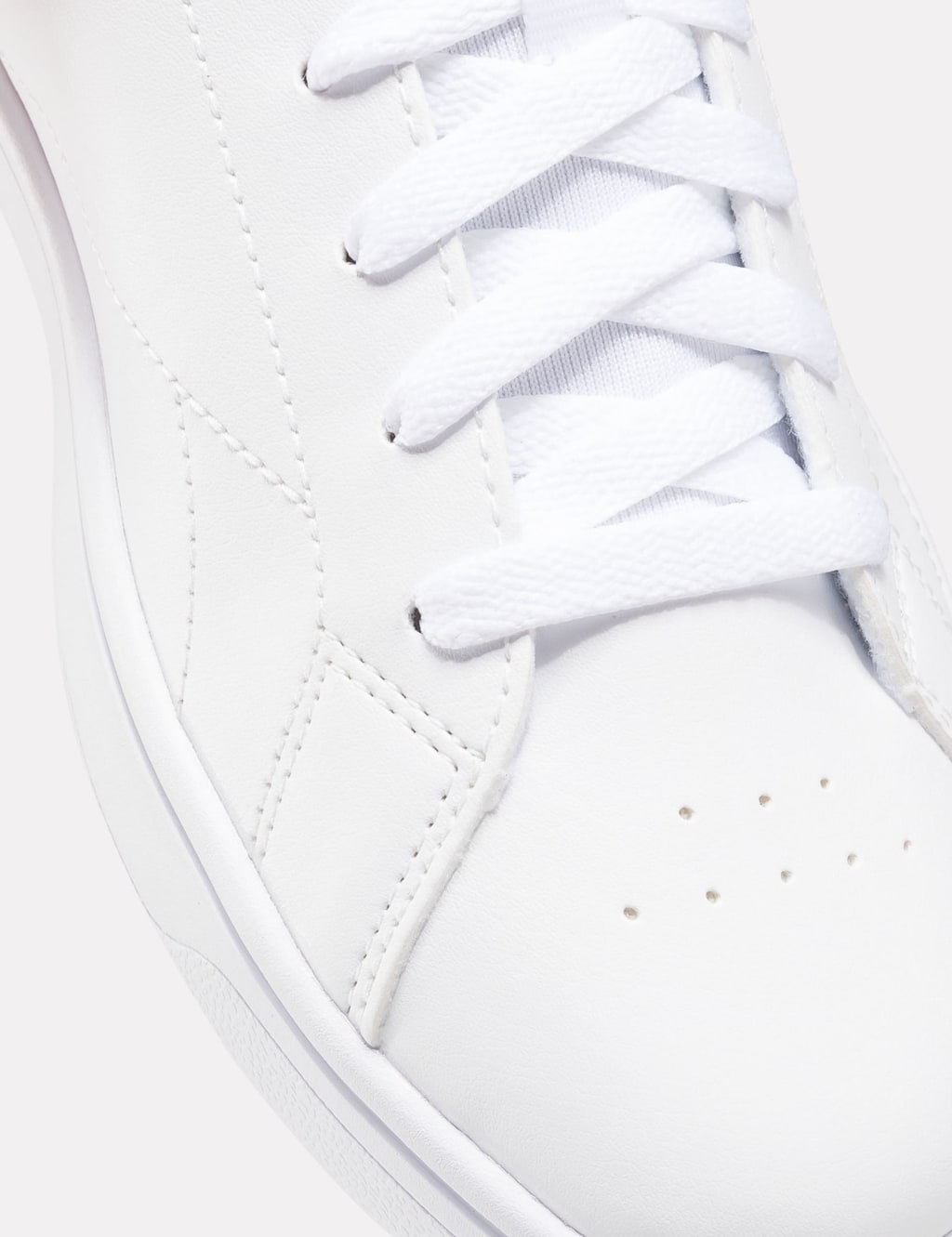 Court Clean Lace Up Trainers 6 of 7