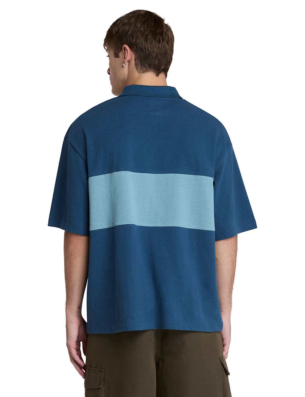 Pure Cotton Colour Block Rugby Shirt 4 of 5