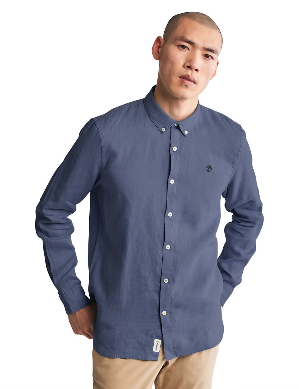 Mill Brook Slim Fit Pure Linen Overshirt 1 of 8