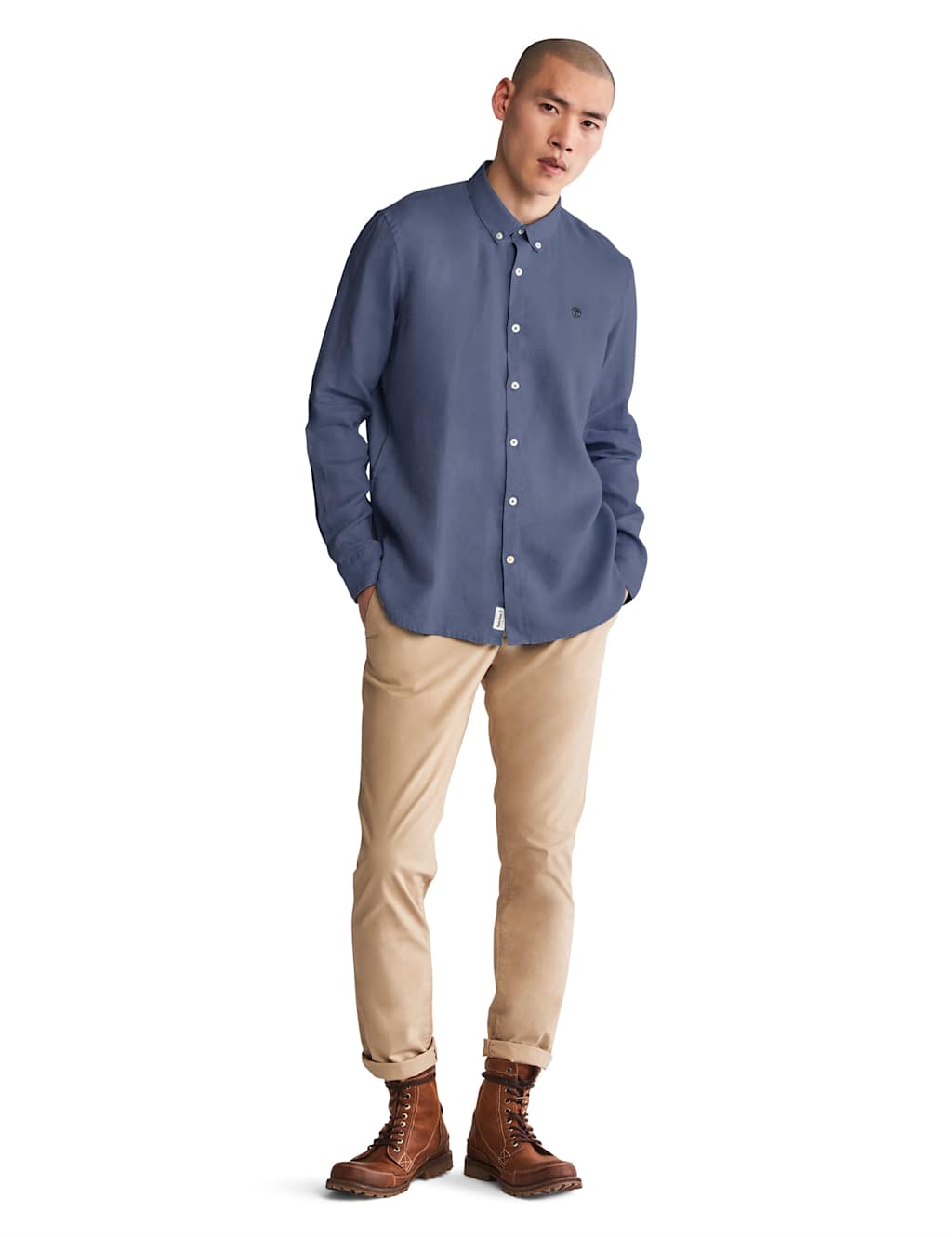 Mill Brook Slim Fit Pure Linen Overshirt 3 of 8