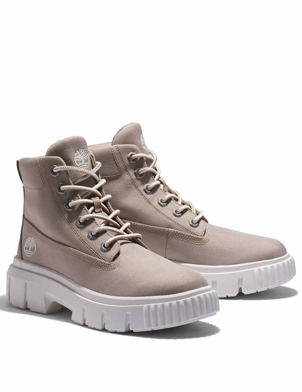 Greyfield Canvas Flat Ankle Boots 2 of 7