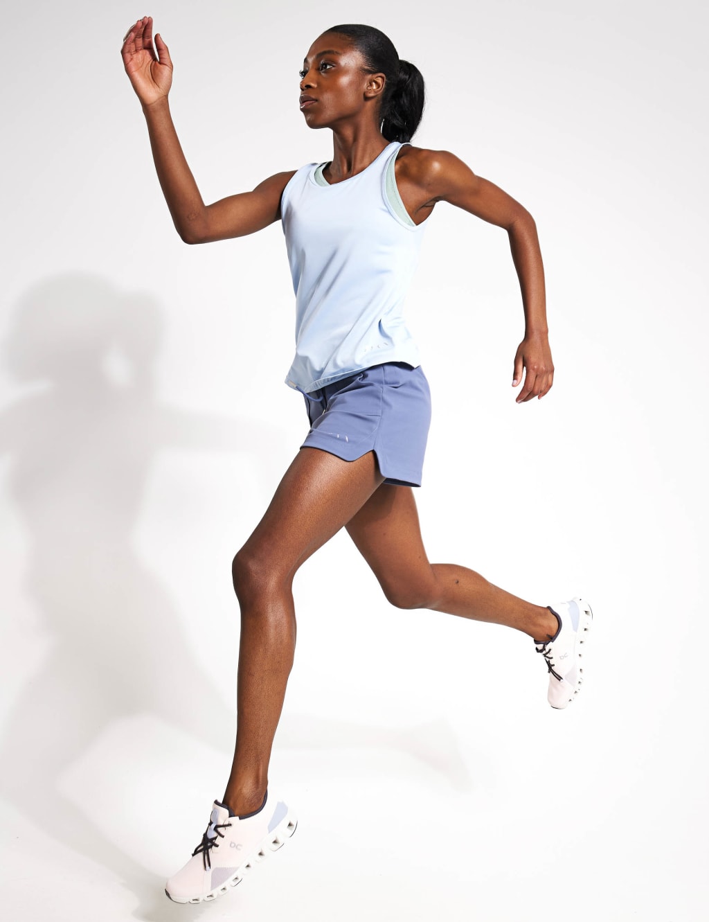 Abbie High Waisted Running Shorts 2 of 4