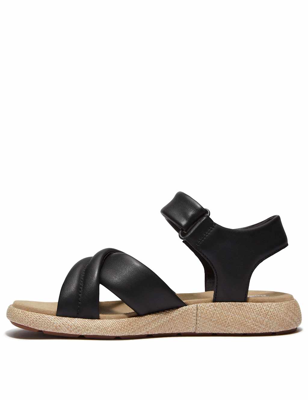 Belmar Waves Leather Flat Sandals 2 of 7