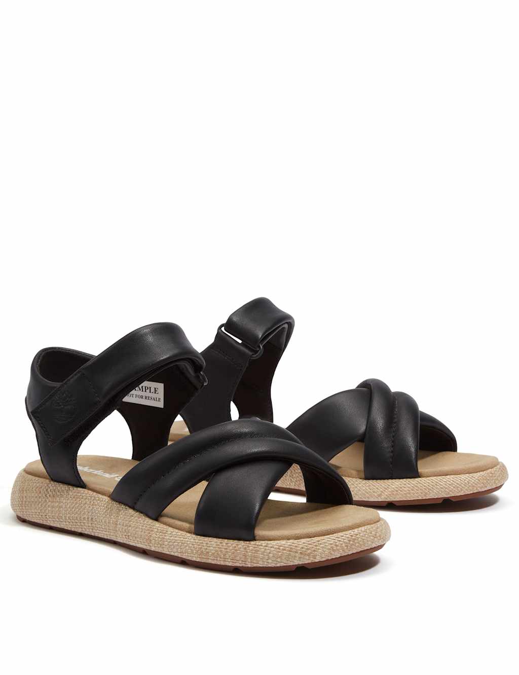 Belmar Waves Leather Flat Sandals 3 of 7