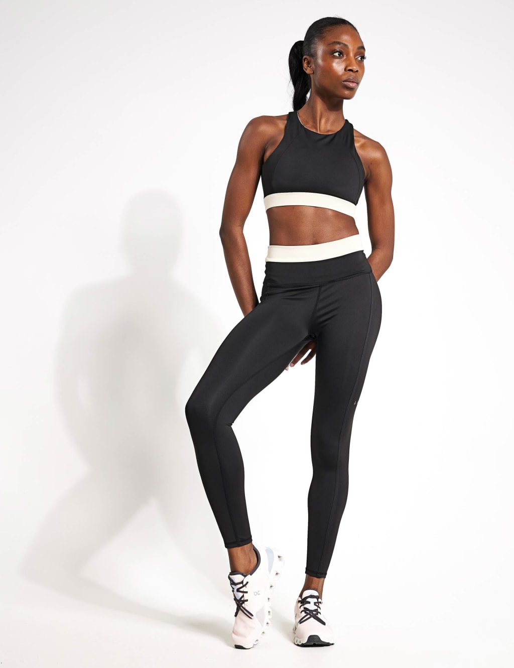 Fiorella Crew Neck Cross Back Crop Top 2 of 4