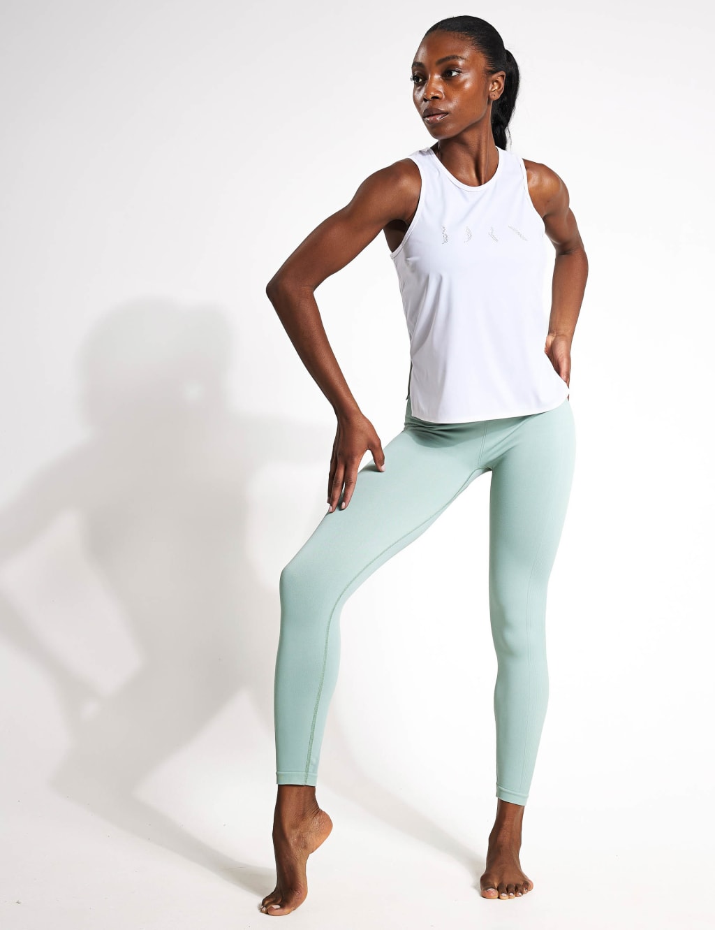 High Neck Racer Vest main image 1