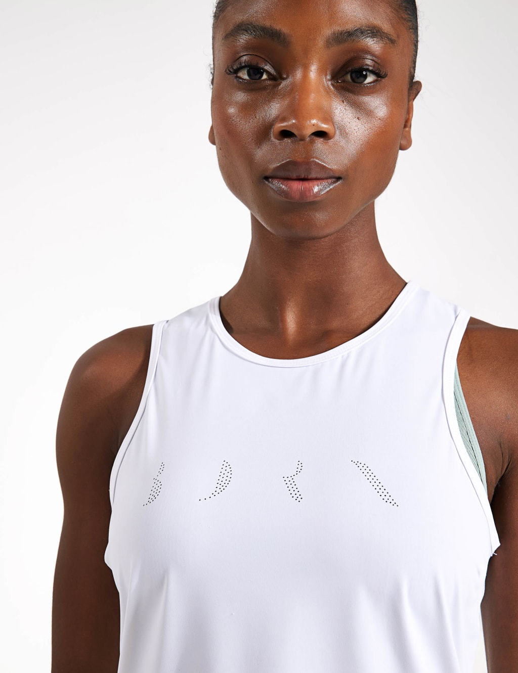 Other Stories Racer Back Vest Top In White