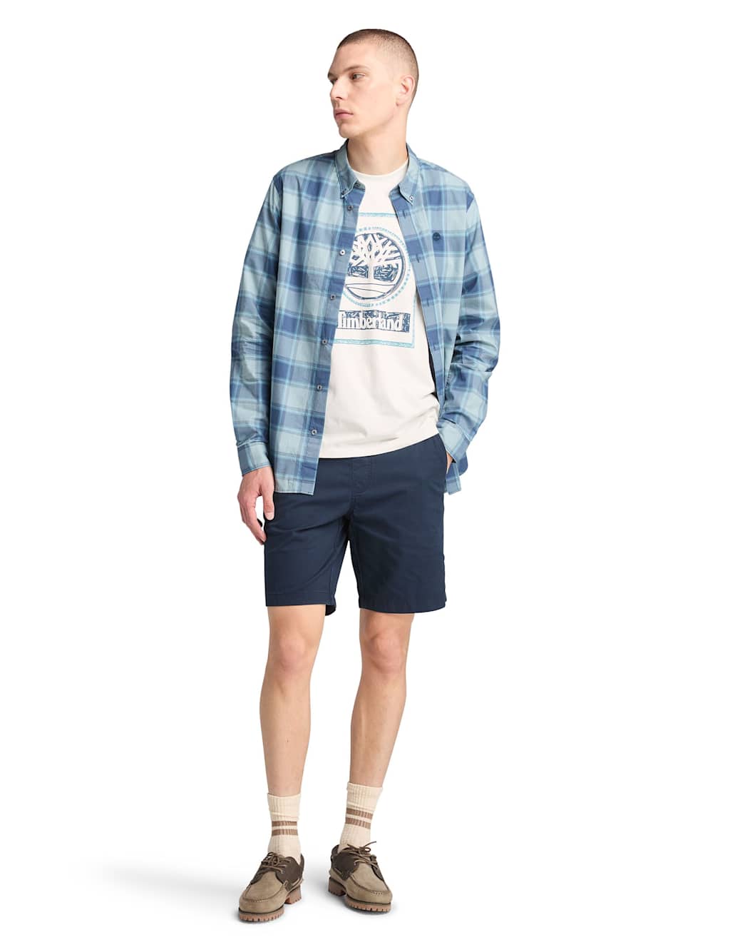 Pure Cotton Poplin Check Overshirt 3 of 5