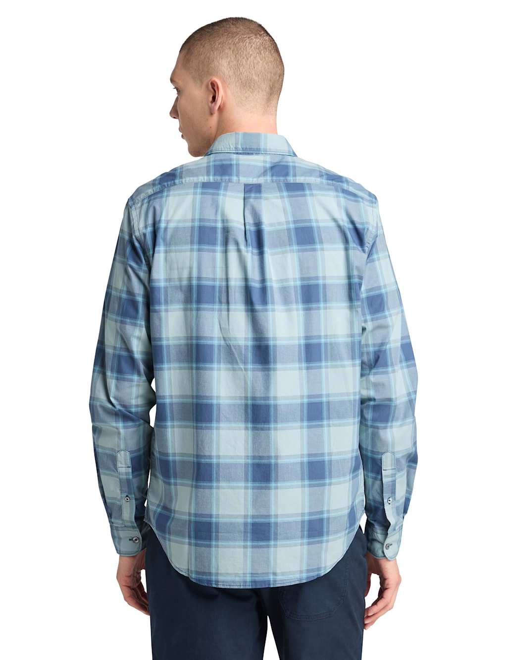 Pure Cotton Poplin Check Overshirt 4 of 5